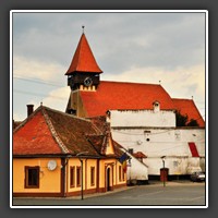 Reussmarkt and its fortified Saxon Church