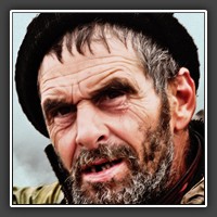Hiking through the Cindrel Mountains: Shepherd portrait study