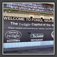 Forks, Washington - a small town overrun by Twilight fans