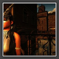 Illustration from Venexia, a virtual city in Second Life: a gothic interpration of Venice, Italy