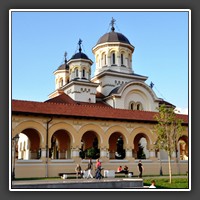 Alba Iulia, the Orthodox Cathedral (Nation's Unity Cathedral, where King Ferdinand I and Queen Mary of Romania were coronated on 15 October 1922)