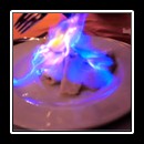'Blue flames' during dinner with County Council