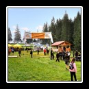 The finish of the marathon and biking event, at Ocolul Silvic, with grill party.